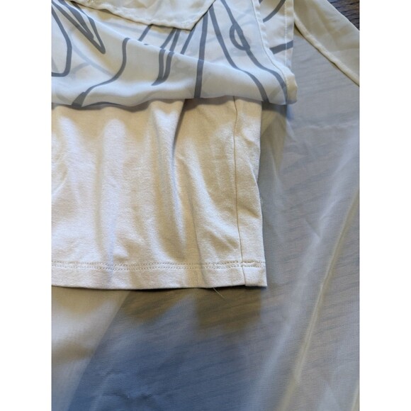 Vince Camuto Maxi Dress Sleeveless Sheer Floral Side Slits Size XL NWT - Picture 7 of 8